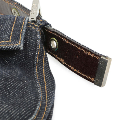 Exclusive Fendi Blue Denim Baguette — Alternate View 7
