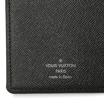 Exclusive Louis Vuitton Damier Graphite Checkbook Cover Wallet — Detail View