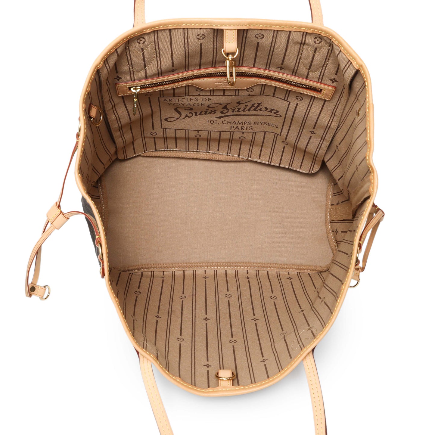 Exclusive Louis Vuitton Monogram Neverfull MM — Top View
