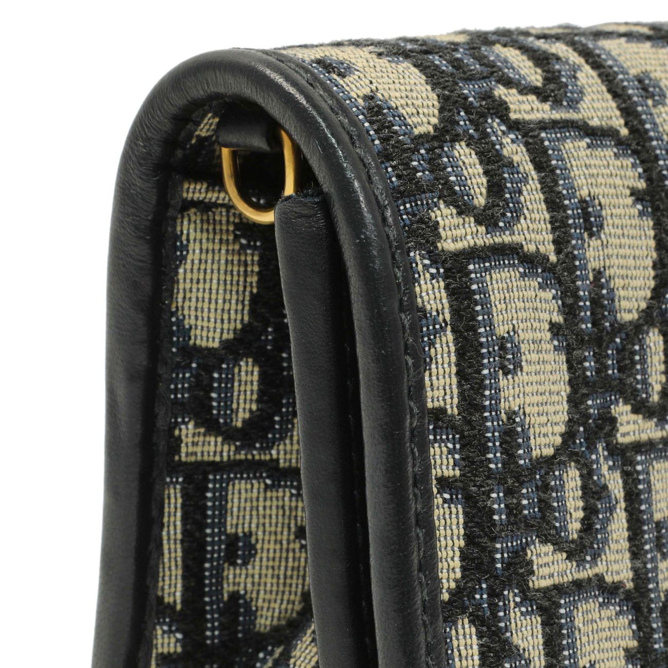 Exclusive Christian Dior Blue Oblique Nano 30 Montaigne Pouch — Alternate View 7