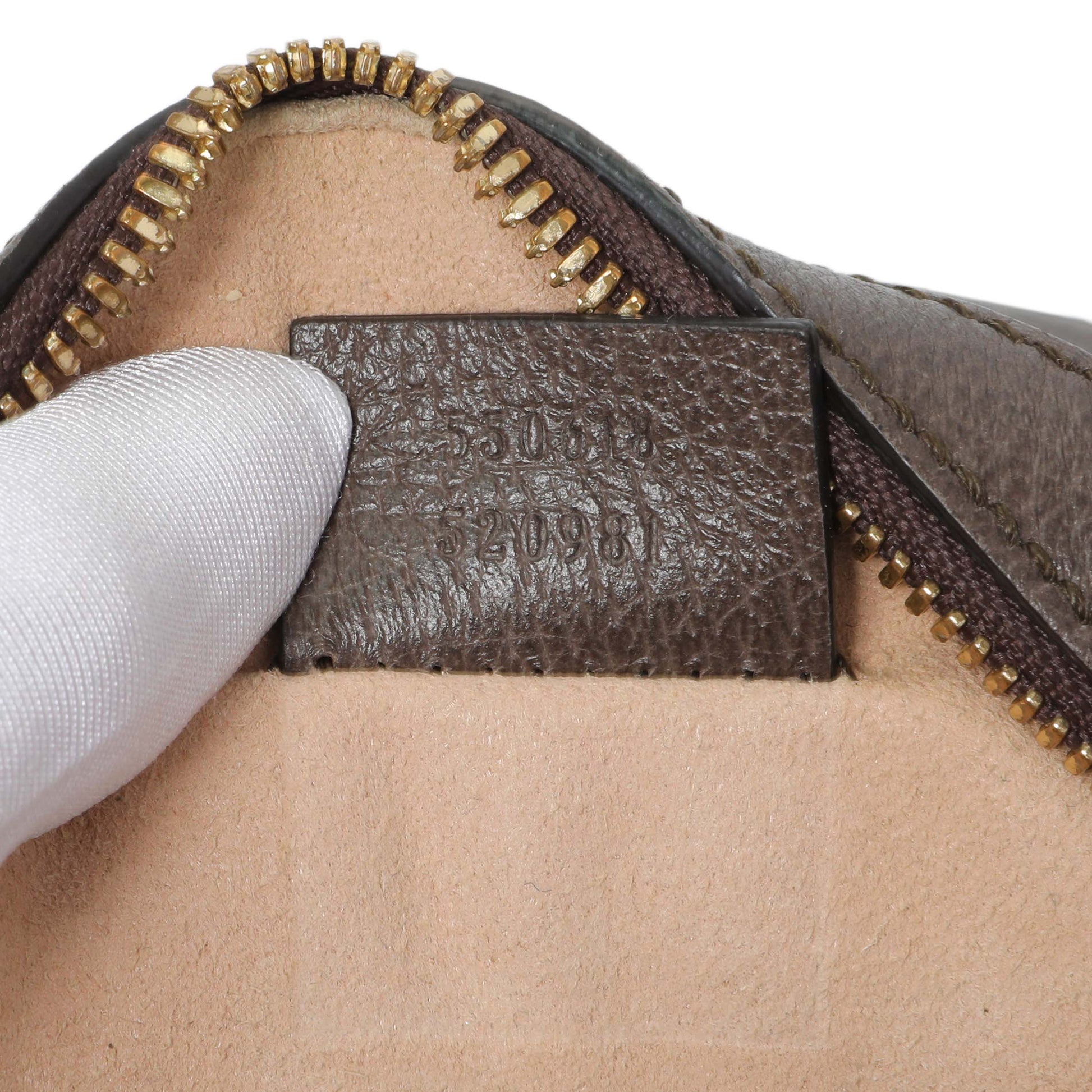Exclusive Gucci GG Supreme Monogram Web Mini Ophidia Round Shoulder Bag — Lifestyle View