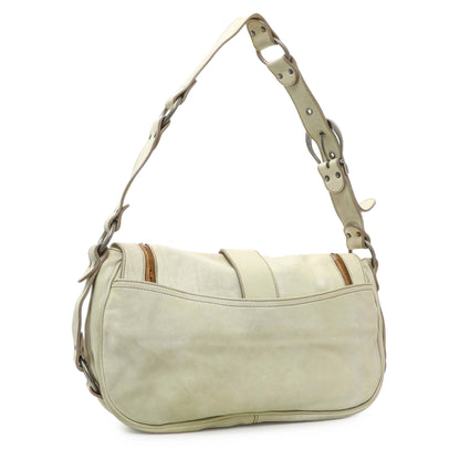 Exclusive Christian Dior Calfskin Gaucho Saddle Bag — Side View