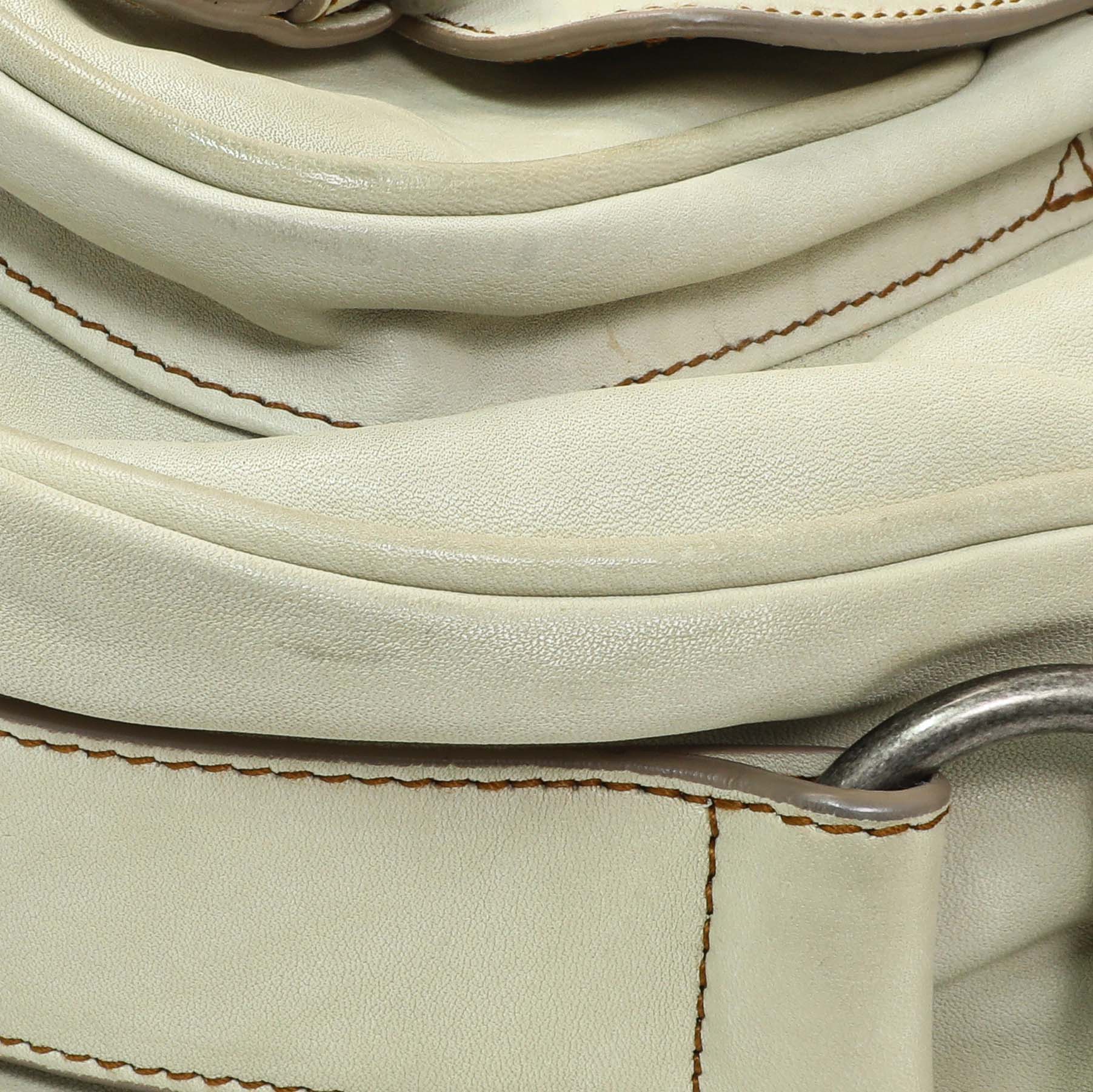 Exclusive Christian Dior Calfskin Gaucho Saddle Bag — Detail View