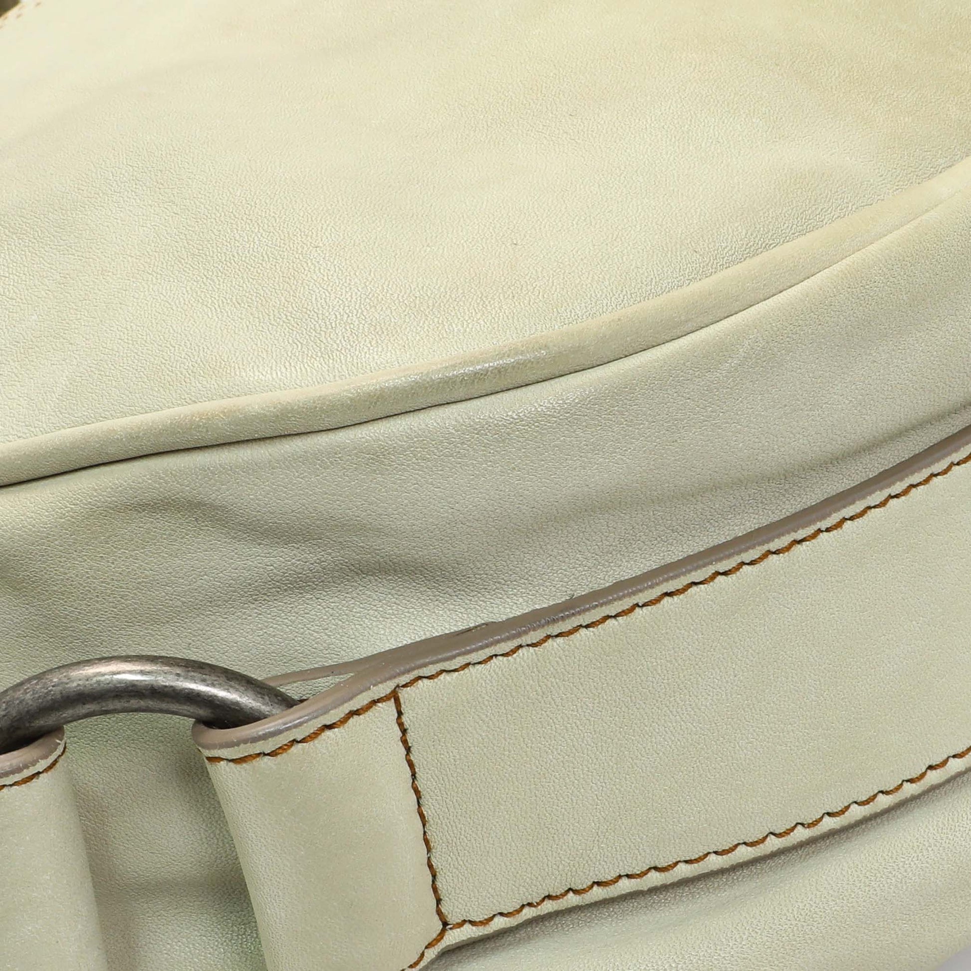 Exclusive Christian Dior Calfskin Gaucho Saddle Bag — Lifestyle View