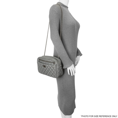 Exclusive Chanel Grey Aged Calfskin Reissue Camera Bag — Alternate View 13