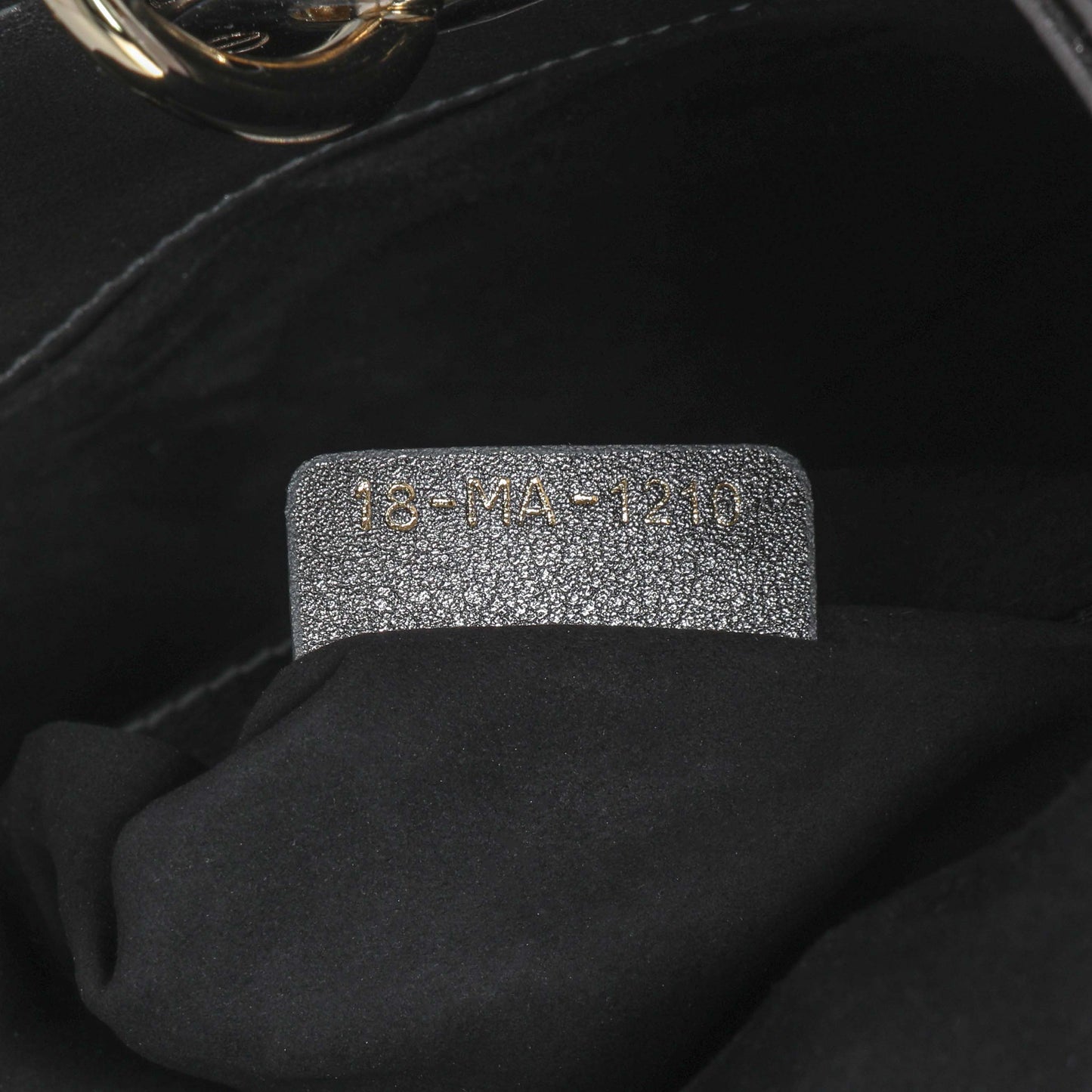 Exclusive Christian Dior Metallic Grey Lambskin Cannage Small Small My ABCDior Lady Dior — Lifestyle View