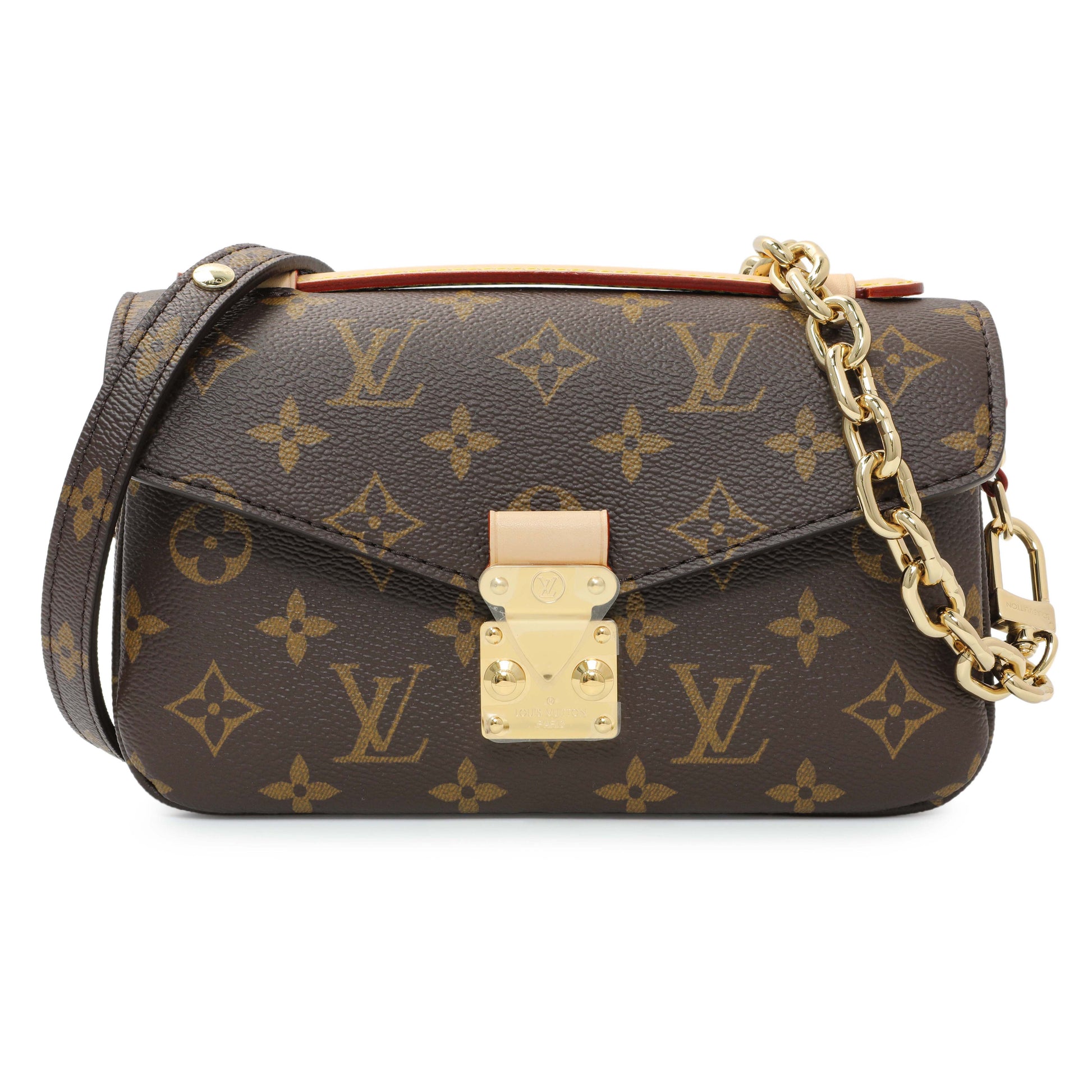 Exclusive Louis Vuitton Monogram Pochette Metis East West — Front View