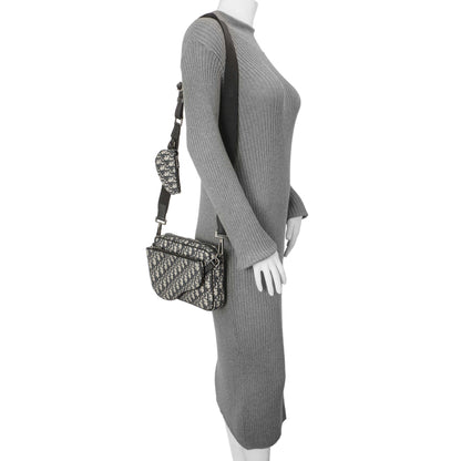 Exclusive Christian Dior Oblique Saddle Triple Pouch — Alternate View 20