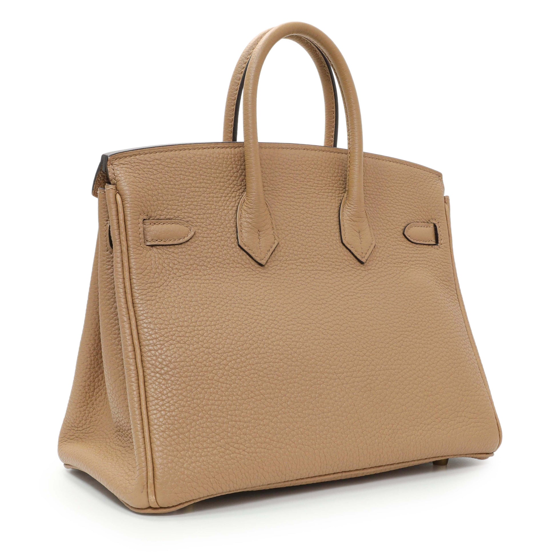 Exclusive Hermes Chai Togo Birkin 25 — Side View