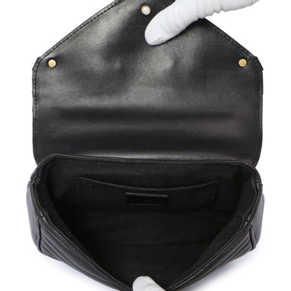 Exclusive Louis Vuitton Black Calfskin New Wave Chain PM — Detail View