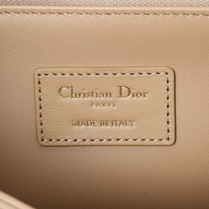 Exclusive Christian Dior Biscuit Cannage Lambskin My Dior Top Handle Bag — Detail View