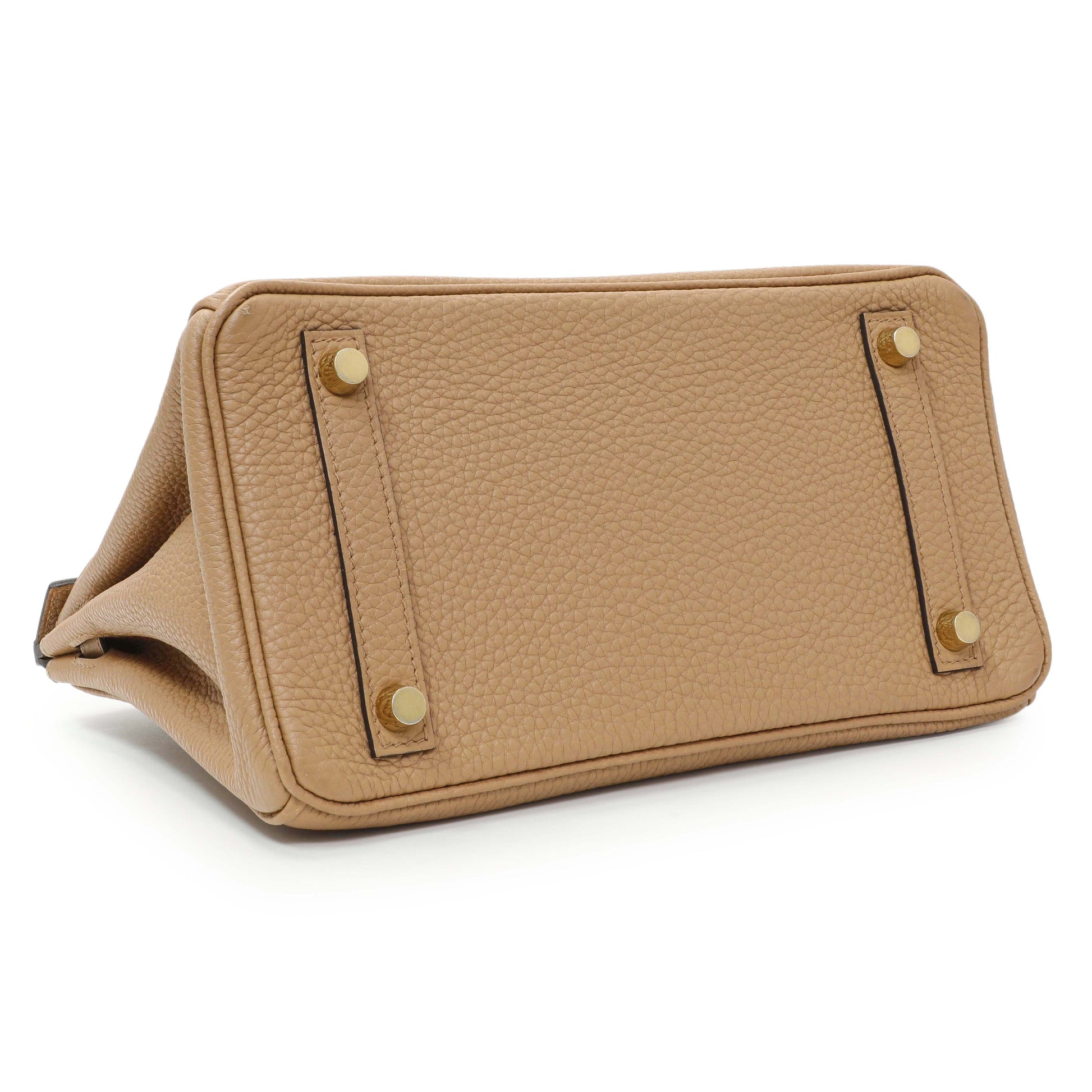 Exclusive Hermes Chai Togo Birkin 25 — Back View