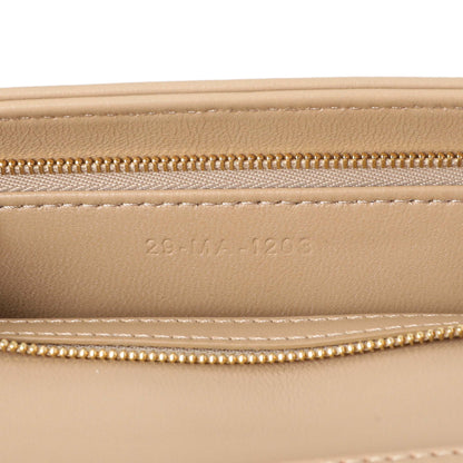 Exclusive Christian Dior Biscuit Cannage Lambskin My Dior Top Handle Bag — Lifestyle View