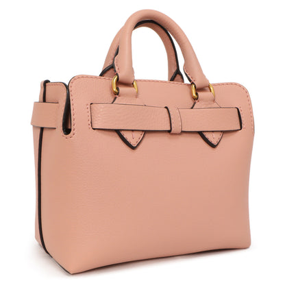 Exclusive Burberry Ash Rose Soft Grain Calfskin Mini Belt Bag — Side View