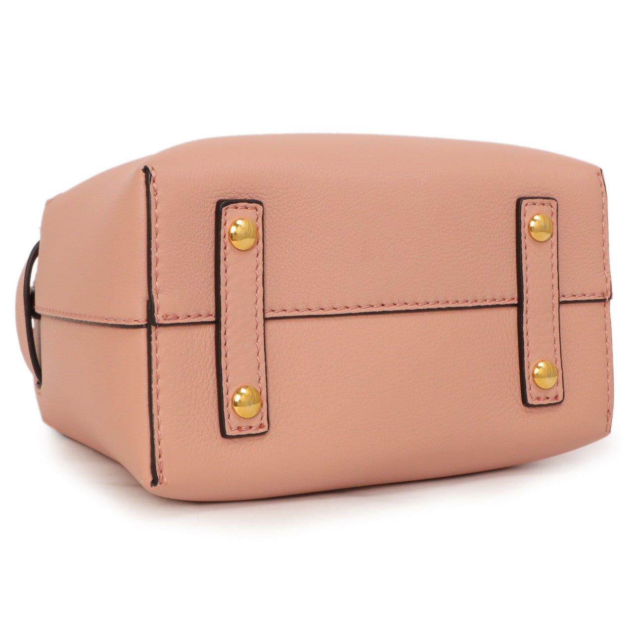 Exclusive Burberry Ash Rose Soft Grain Calfskin Mini Belt Bag — Back View