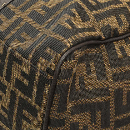 Exclusive Fendi Zucca Selleria Large Boston Bag — Detail View