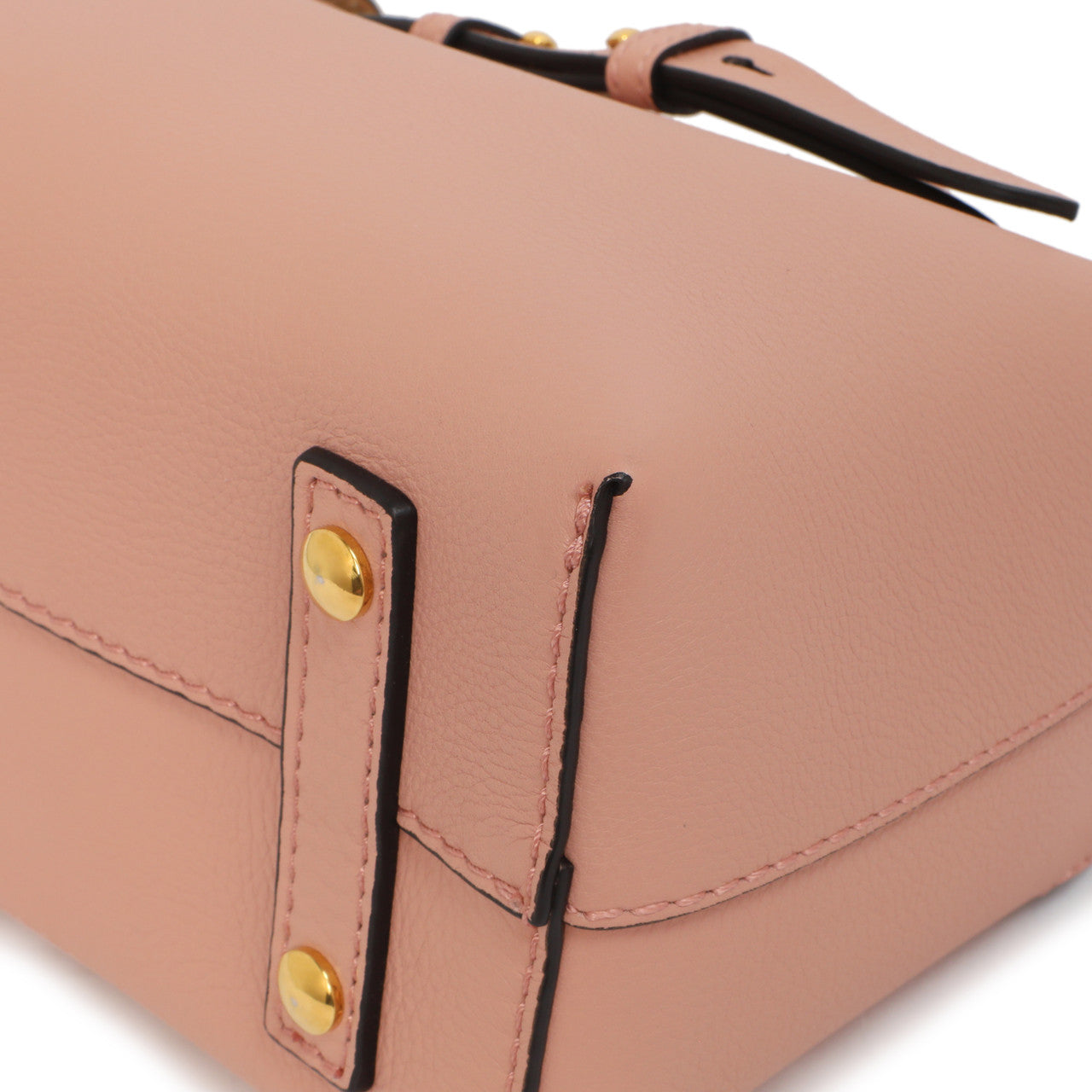 Exclusive Burberry Ash Rose Soft Grain Calfskin Mini Belt Bag — Detail View