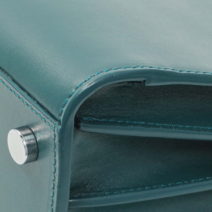 Exclusive Saint Laurent Teal Calfskin Nano Sac De Jour — Alternate View 7
