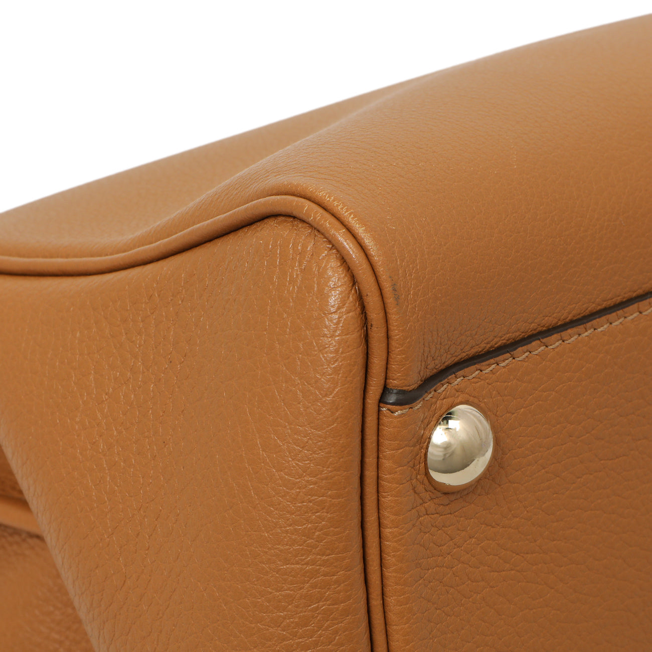 Exclusive Delvaux Brown Grained Calfskin Brillant MM — Alternate View 7