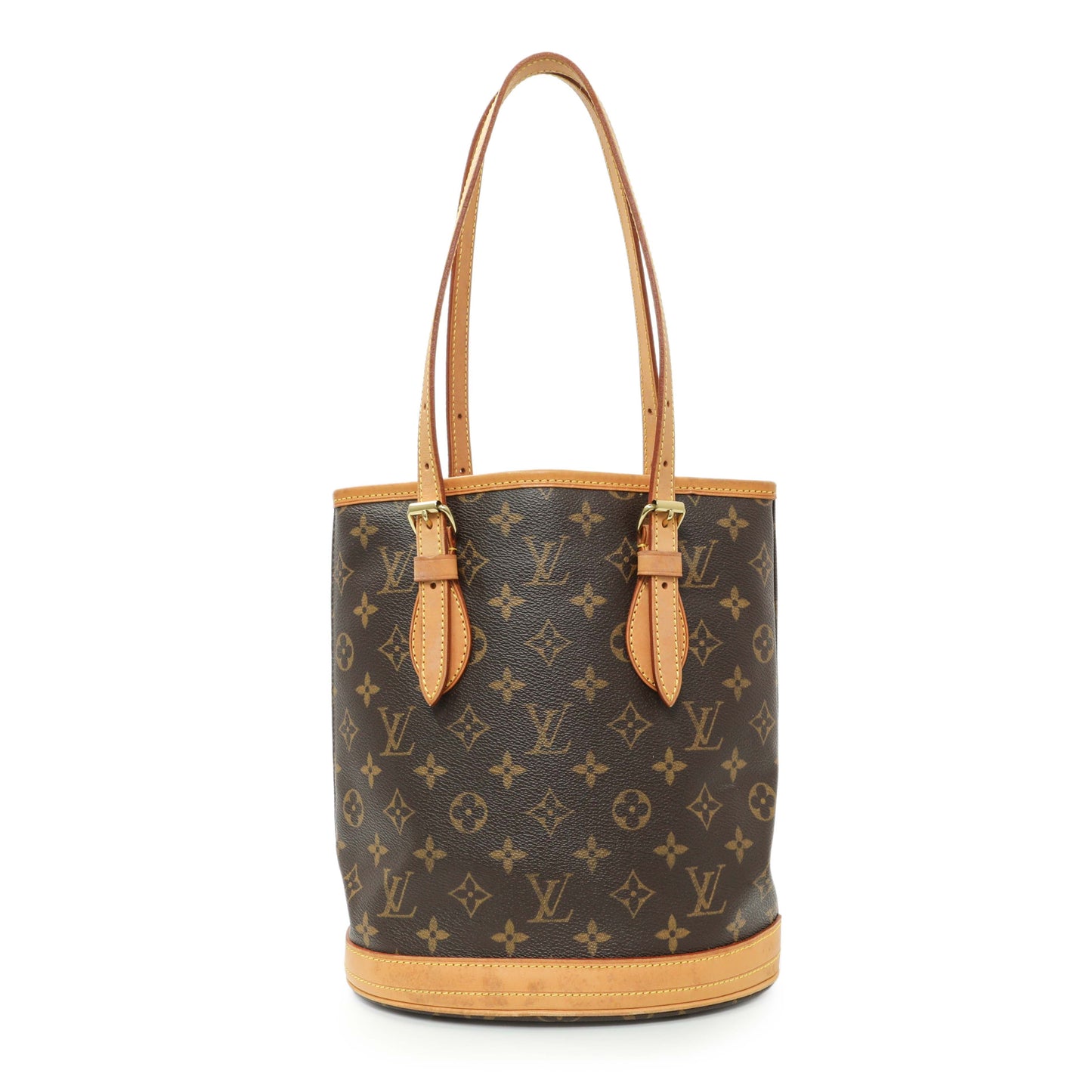 Exclusive Louis Vuitton Monogram Petit Bucket 23 — Front View