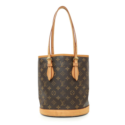 Exclusive Louis Vuitton Monogram Petit Bucket 23 — Front View