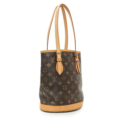 Exclusive Louis Vuitton Monogram Petit Bucket 23 — Side View