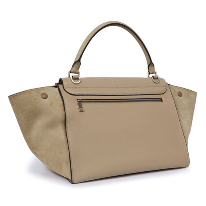 Exclusive Celine Dune Drummed Calfskin & Suede Medium Trapeze — Side View