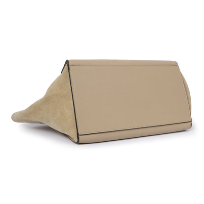 Exclusive Celine Dune Drummed Calfskin & Suede Medium Trapeze — Back View
