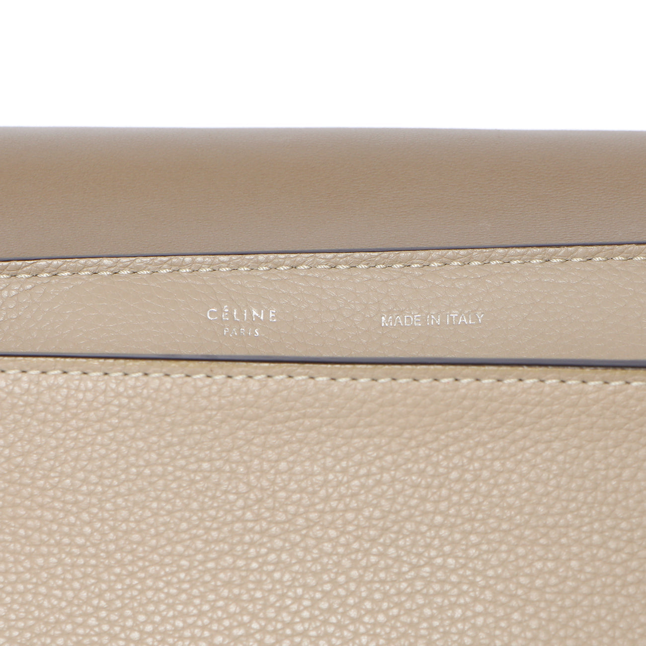 Exclusive Celine Dune Drummed Calfskin & Suede Medium Trapeze — Alternate View 9