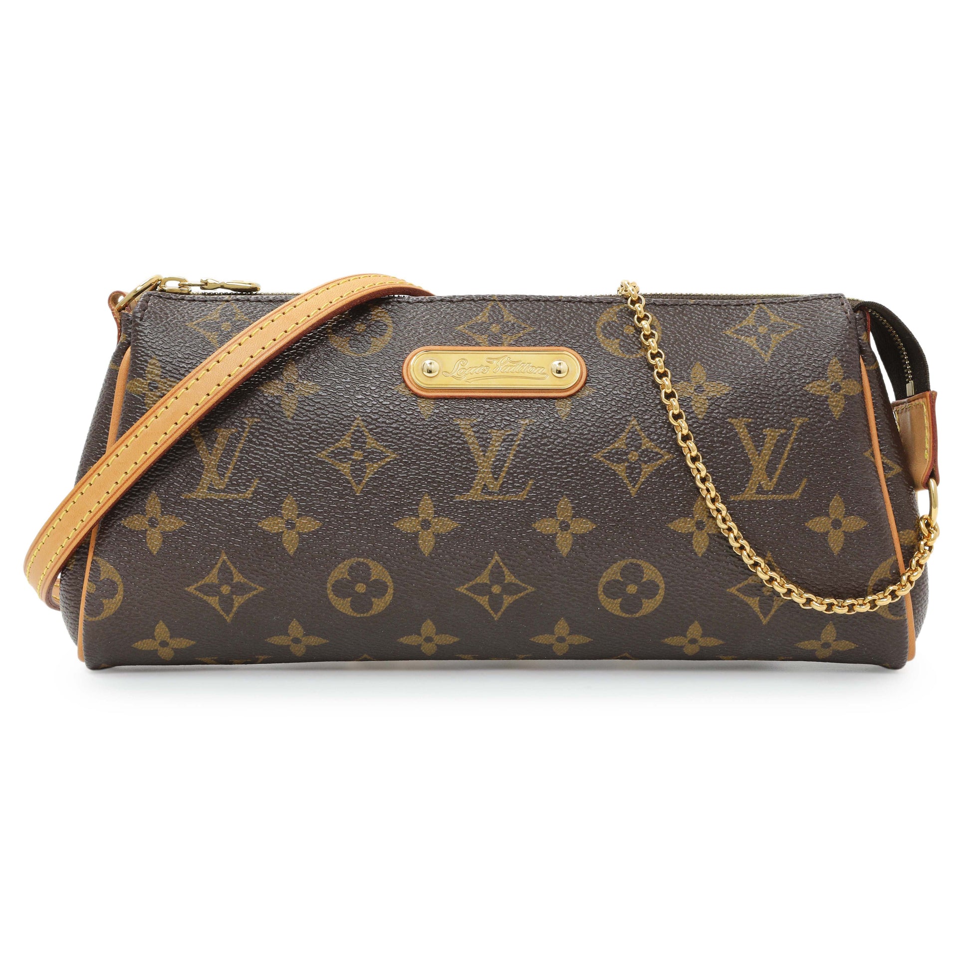 Exclusive Louis Vuitton Monogram Eva Clutch — Front View