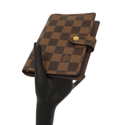 Exclusive Louis Vuitton Damier Ebene Small Ring Agenda Cover — Alternate View 7