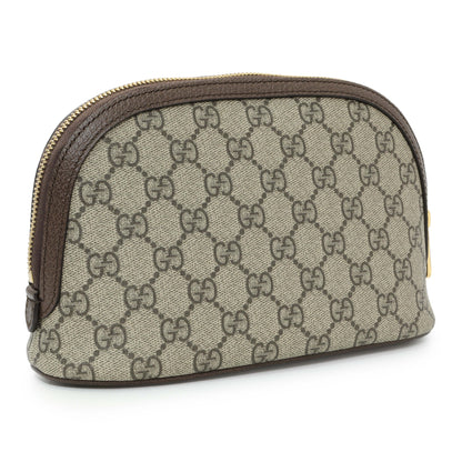 Exclusive Gucci GG Supreme Monogram Ophidia Cosmetic Case — Side View