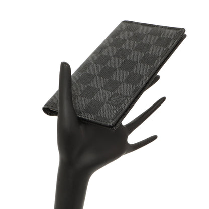 Exclusive Louis Vuitton Damier Graphite Checkbook Cover Wallet — Alternate View 7