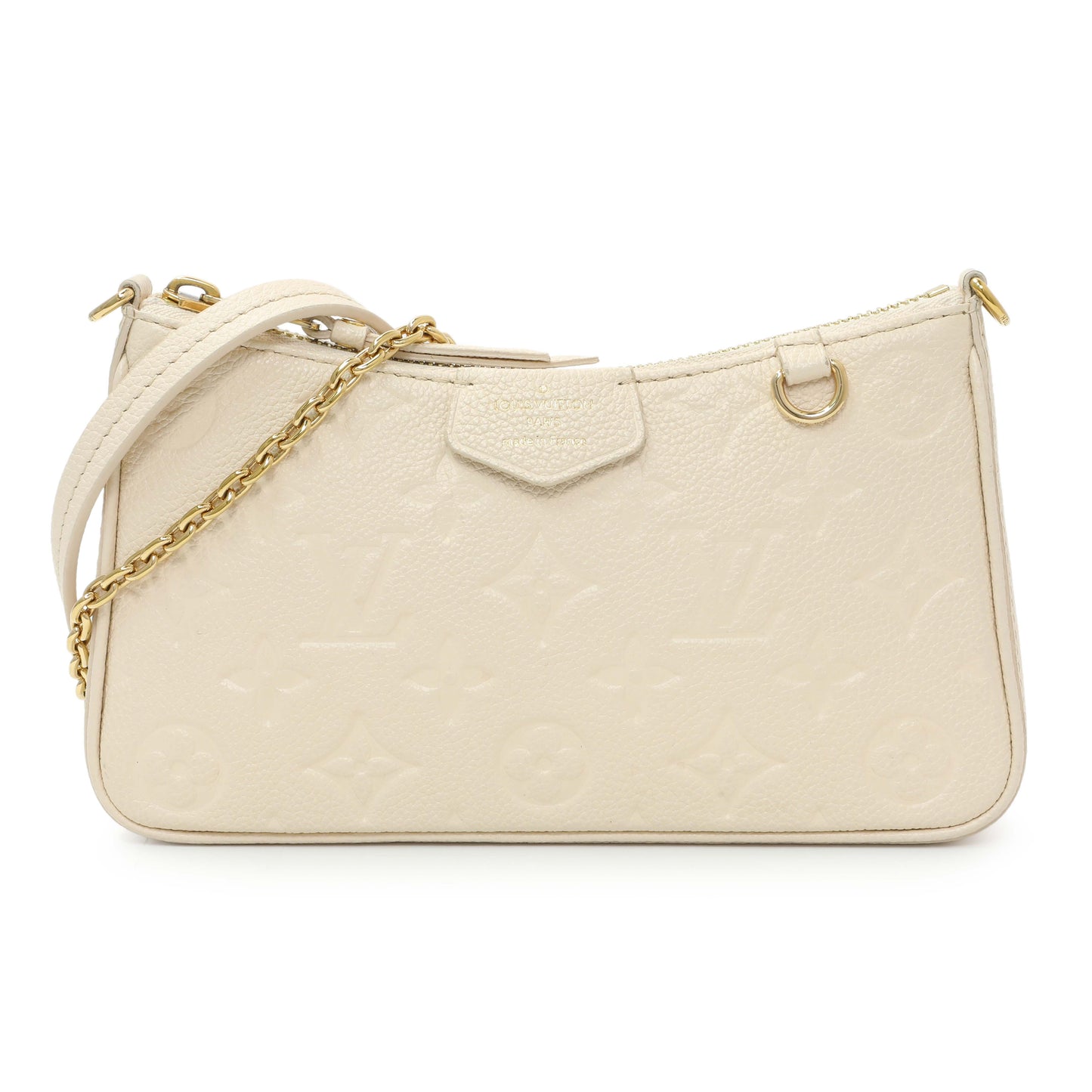 Exclusive Louis Vuitton Empreinte Easy Pouch On Strap — Front View