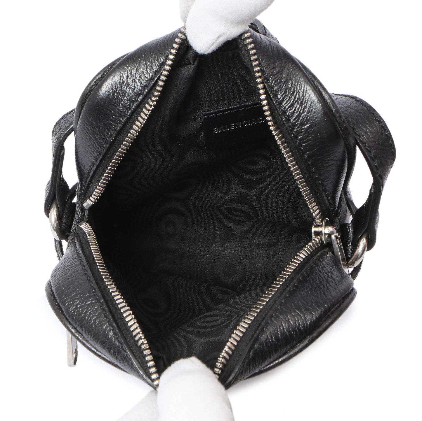Exclusive Gucci X Balenciaga BB Monogram Web Mini Ophidia Messenger — Detail View