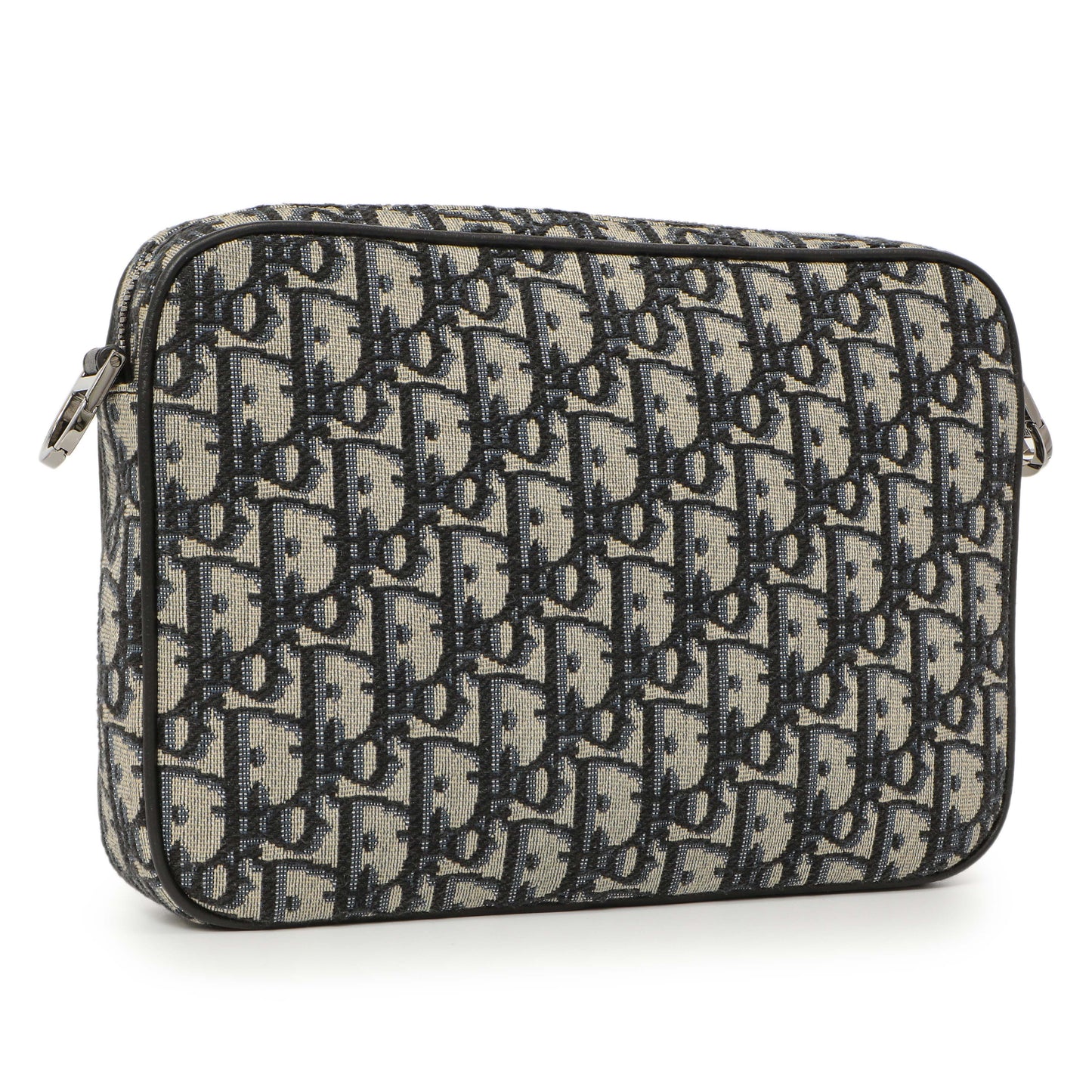 Exclusive Christian Dior Oblique Saddle Triple Pouch — Back View