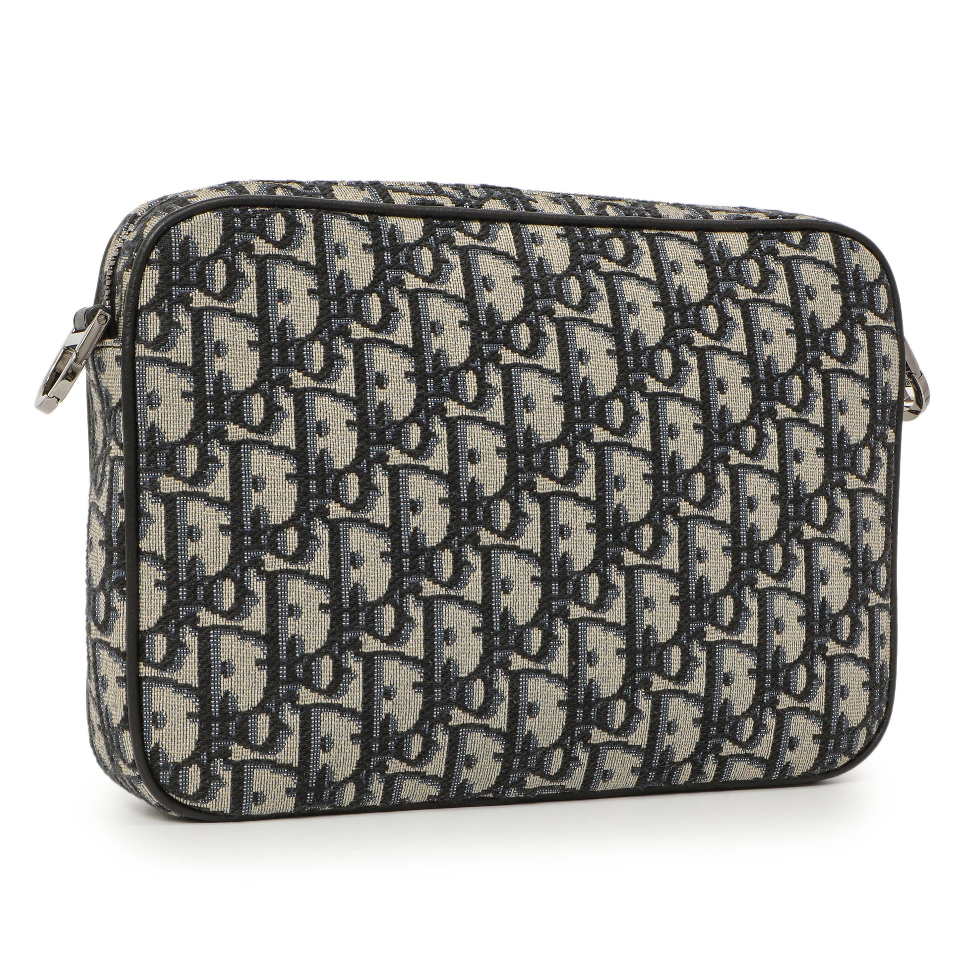 Exclusive Christian Dior Oblique Saddle Triple Pouch — Back View