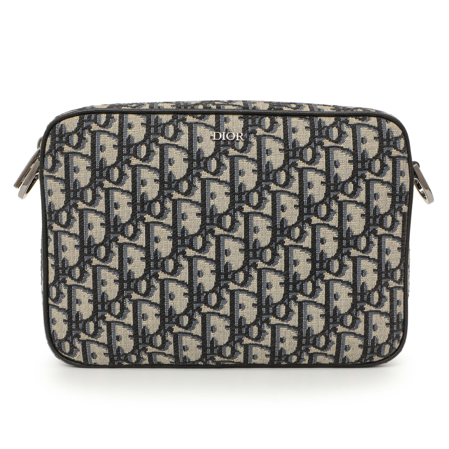 Exclusive Christian Dior Oblique Saddle Triple Pouch — Side View