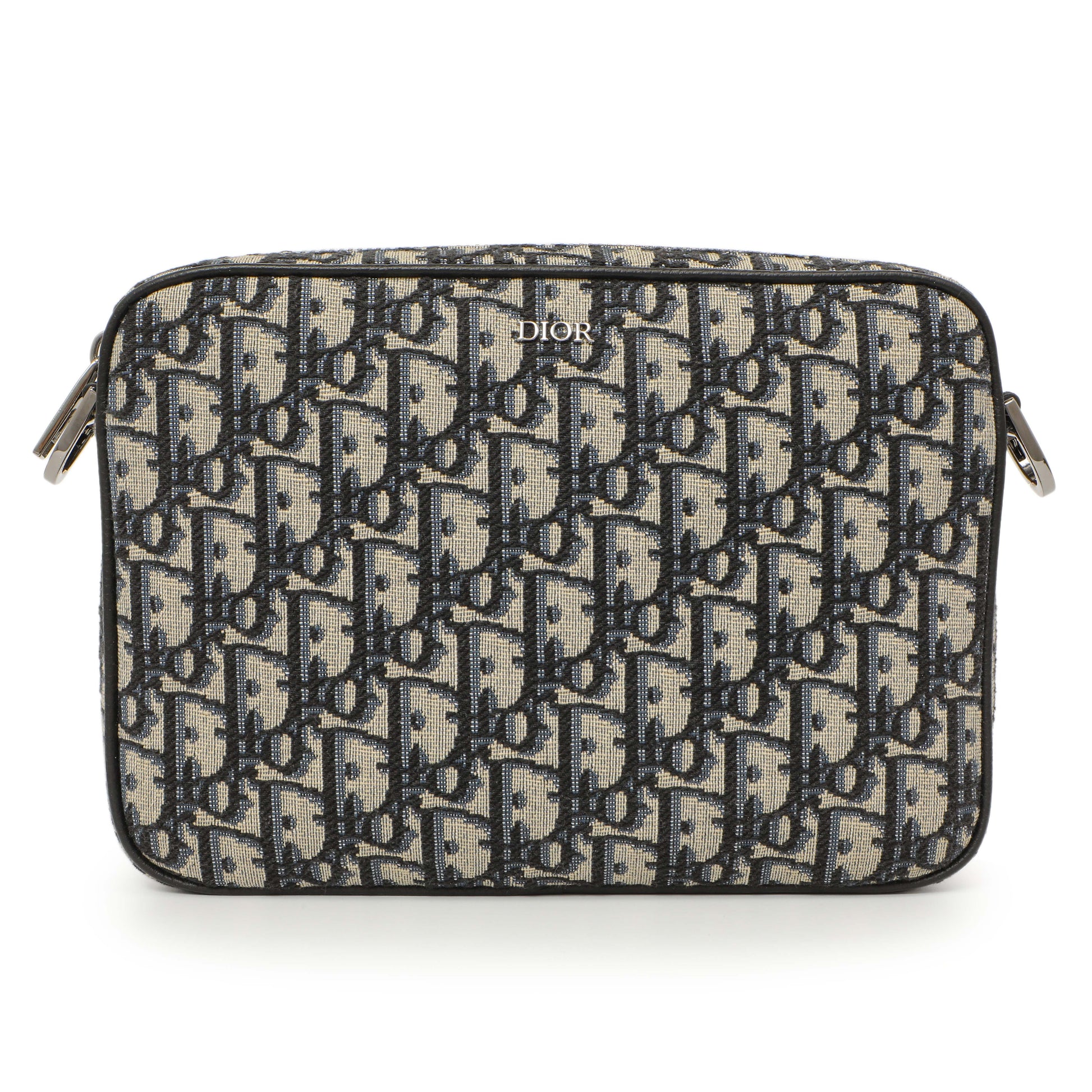 Exclusive Christian Dior Oblique Saddle Triple Pouch — Side View