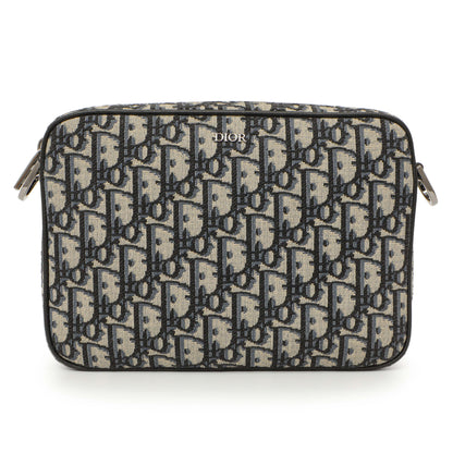 Exclusive Christian Dior Oblique Saddle Triple Pouch — Side View