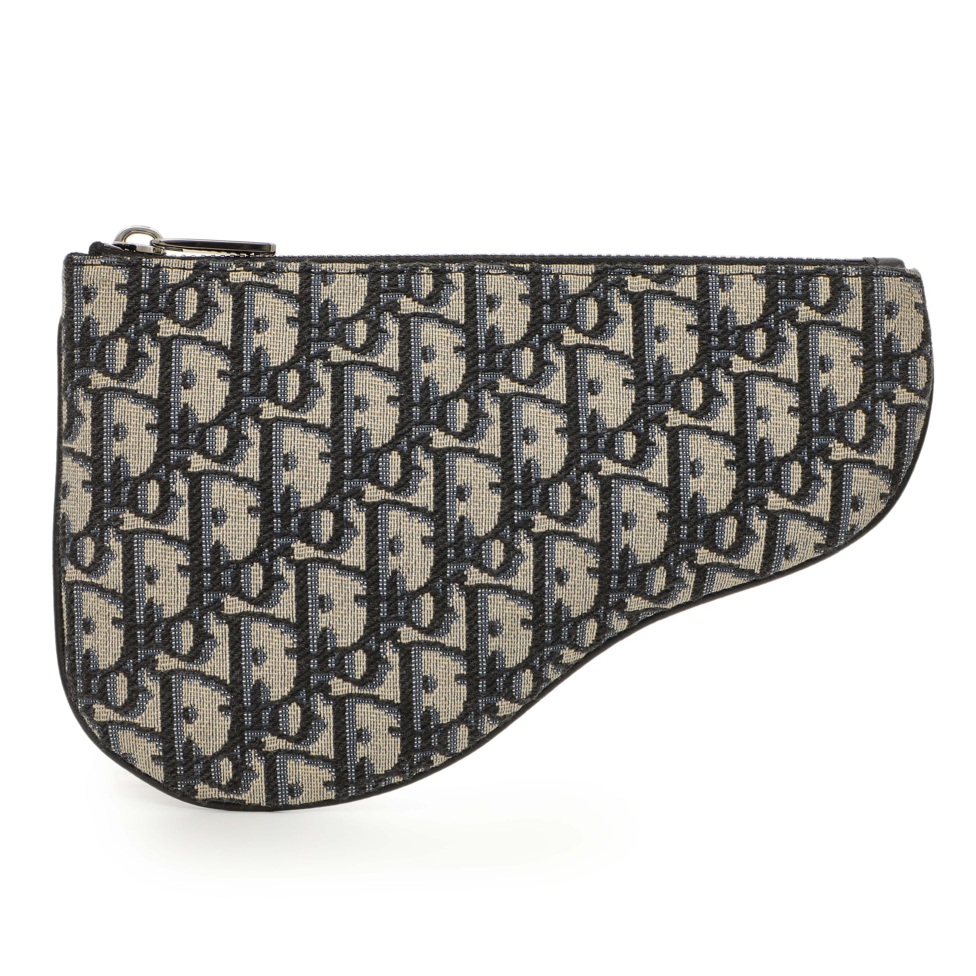 Exclusive Christian Dior Oblique Saddle Triple Pouch — Detail View