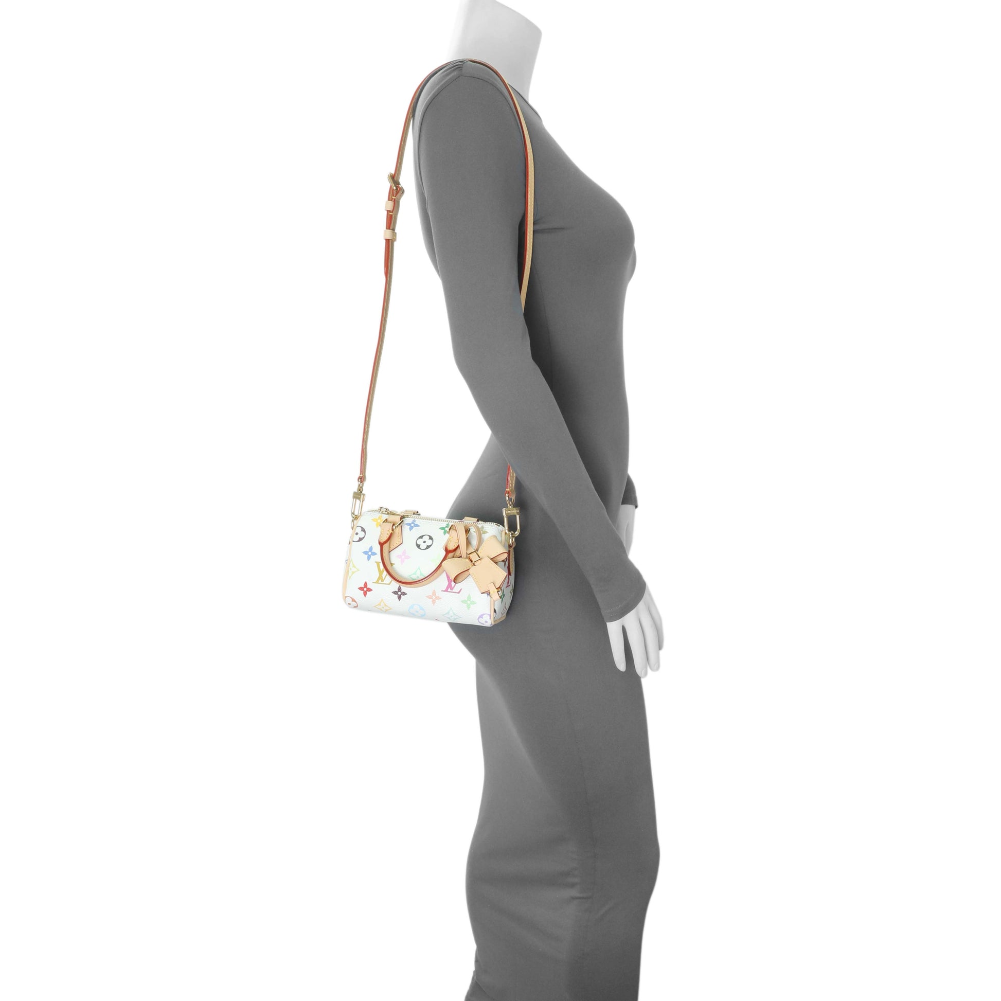 Exclusive Louis Vuitton X Takashi Murakami Monogram Multicolor Nano Speedy — Alternate View 7