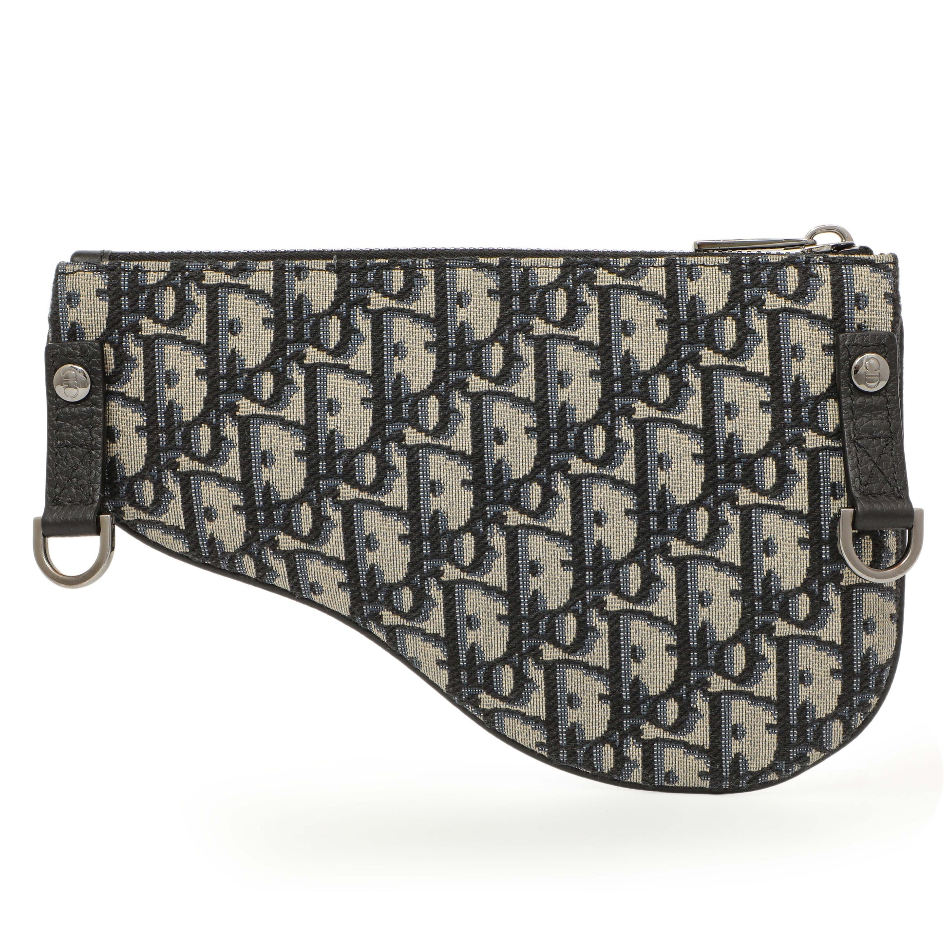 Exclusive Christian Dior Oblique Saddle Triple Pouch — Lifestyle View