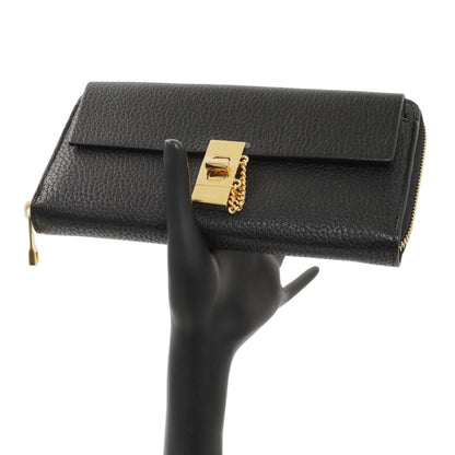 Exclusive Chloe Black Grained Calfskin Drew Zip Wallet — Alternate View 7