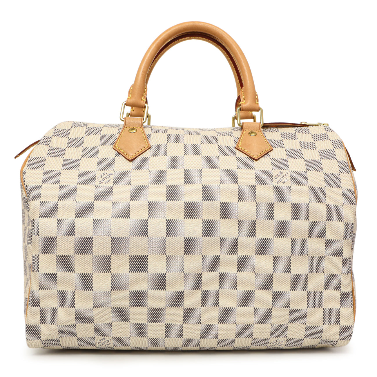 Exclusive Louis Vuitton Damier Azur Speedy 30 — Front View