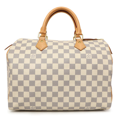 Exclusive Louis Vuitton Damier Azur Speedy 30 — Front View