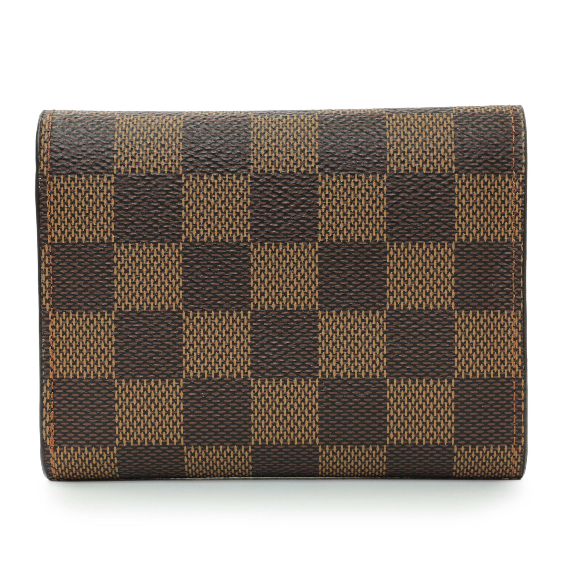 Exclusive Louis Vuitton Damier Ebene Victorine Wallet — Side View
