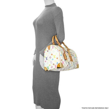 Exclusive Louis Vuitton Monogram White Multicolor Speedy 30 — Alternate View 11