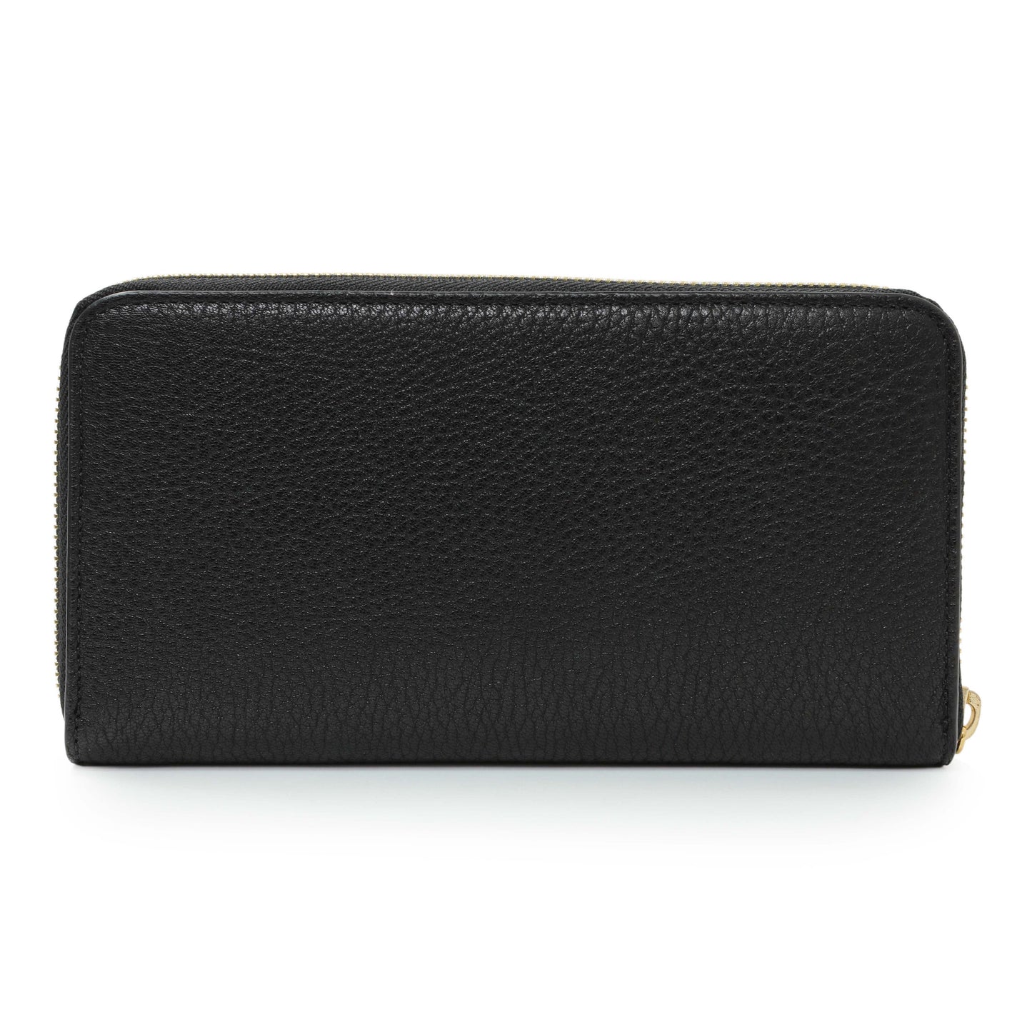 Exclusive Chloe Black Grained Calfskin Drew Zip Wallet — Side View