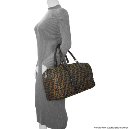 Exclusive Fendi Zucca Selleria Large Boston Bag — Alternate View 11
